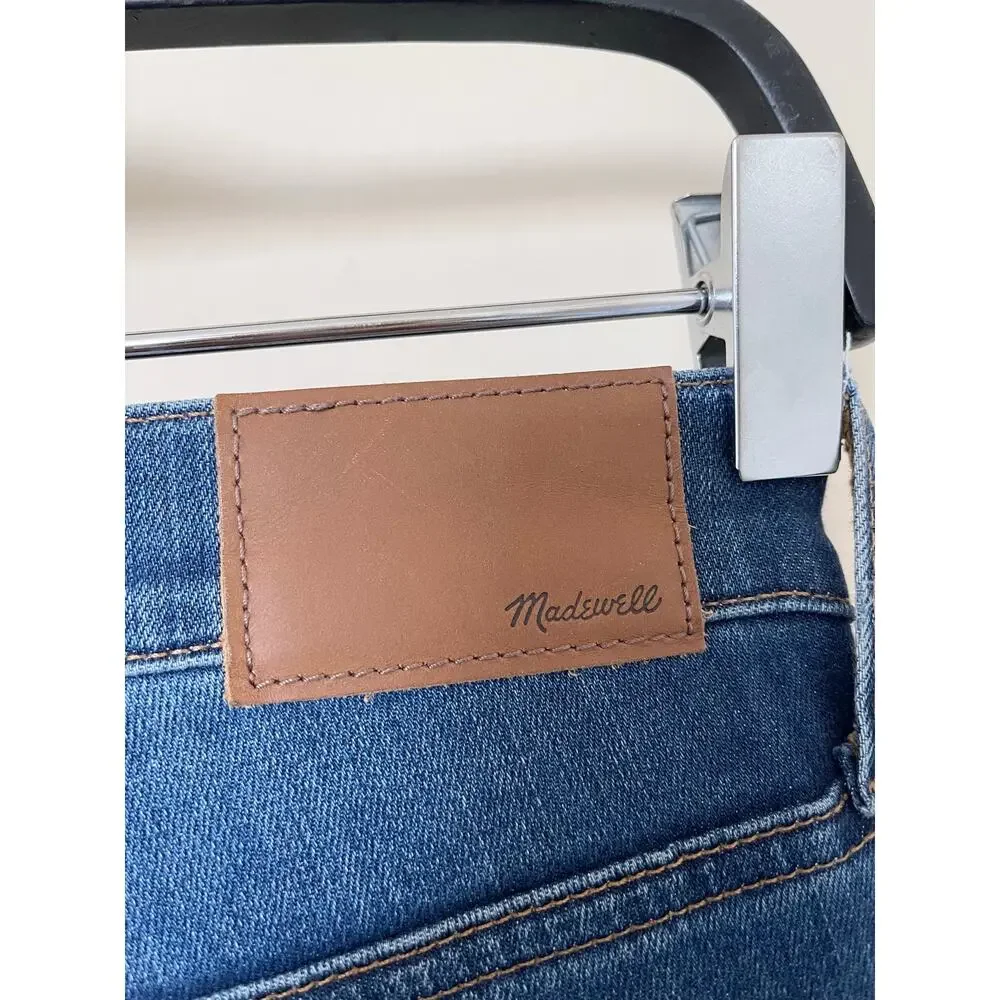 Madewell 10" High-Rise Skinny Crop Jeans: Button-Front TENCEL Denim Edition - Picture 7 of 9